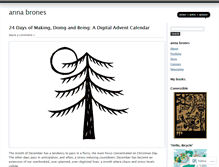 Tablet Screenshot of annabrones.com